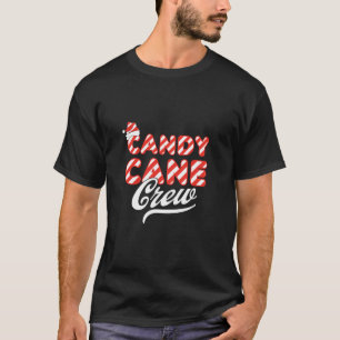 T-shirt Sucre de canne Crew Christmas Sweets Family Xmas M
