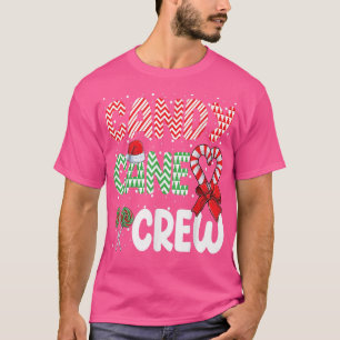 T-shirt Sucre de canne Crew Funny Christmas Sweet Candy Jo