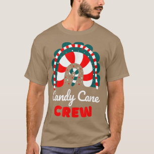 T-shirt Sucre de canne Crew Funny Matching Rainbow Candy C