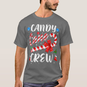 T-shirt Sucre de canne Crew Funny Noël bonbon Lover X-mas