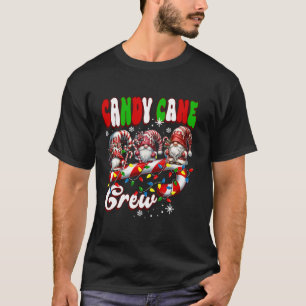 T-shirt Sucre de canne Crew Gnomies de Noël Gnomies de Noë