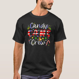 T-shirt Sucre de canne Crew Noël Bonbons Amoureux Fête B