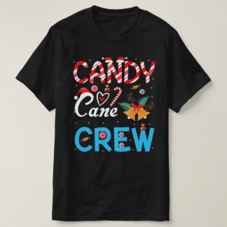 T-shirt Sucre de canne Crew Noël Noël Noël Noël Amour Cand