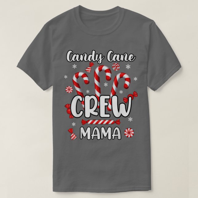 T-shirt Sucre de canne Crew Sweet Tester Cute Candies Love (Design devant)