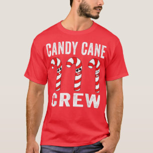 T-shirt Sucre de canne de Noël Crew Funny Christmas Candy