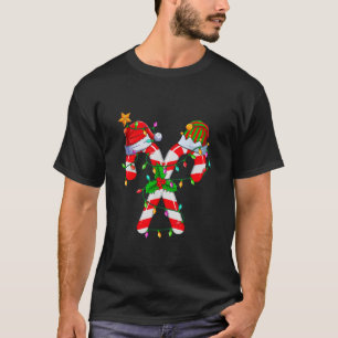T-shirt Sucre de canne de Noël Père Noël Famille Enfants d