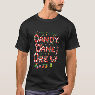 T-shirt Sucre de canne de Noël Père Noël Xmas Enfants Enfa