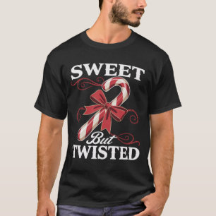 T-shirt Sucre de canne doux mais tordu Noël