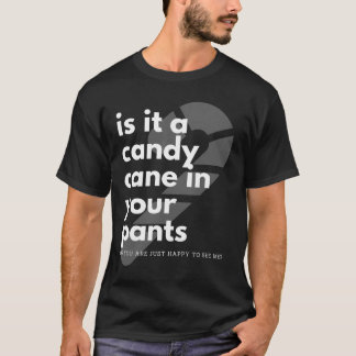 T-shirt Sucre de canne Naughty Noël Plaisanterie inappropr