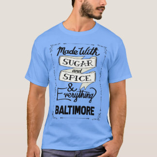 T-shirt Sucre et épices Baltimore