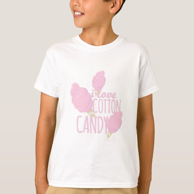 T-shirt Sucrerie de coton d'amour (Devant)