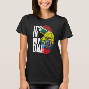 T-shirt Sud-Africain Plus Equatorien Mix ADN Patrimoine Fl
