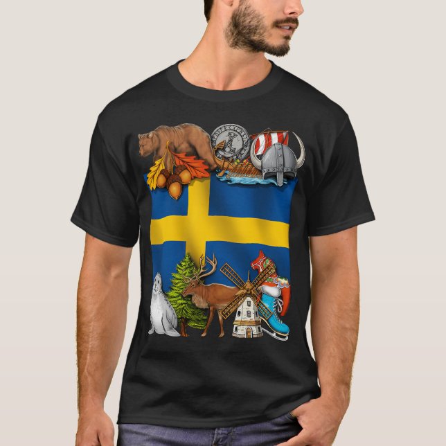 T-shirt Suède (Devant)