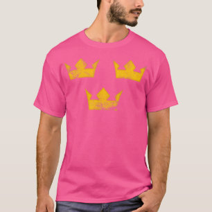T-shirt Suède Hockey Sverige en détresse