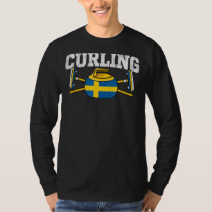 T-shirt Suède Salle de curling Hiver Sports de glace Suède