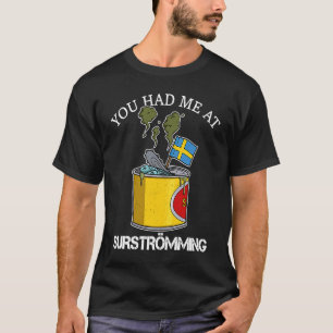 T-shirt Suède Spécialité de poisson suédois Surstromming p