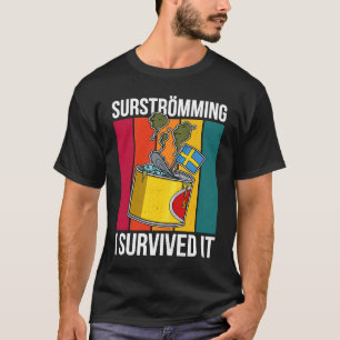 T-shirt Suède spécialité de poisson suédois Surstromming p