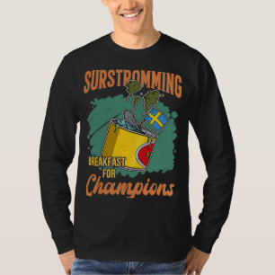 T-shirt Suède Spécialité suédoise de poisson Surstromming 