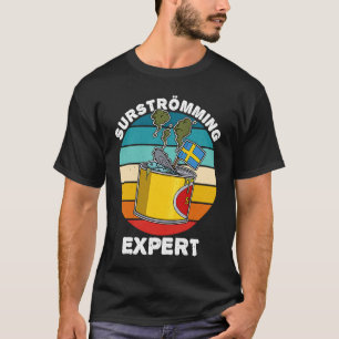 T-shirt Suède Spécialité suédoise de poisson Surstromming 