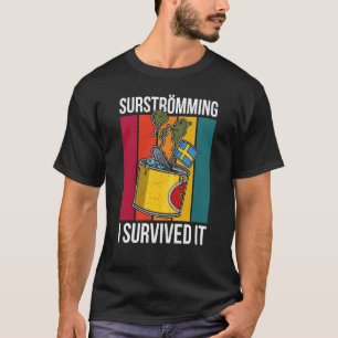 T-shirt Suède Spécialité suédoise de poisson Surstromming 
