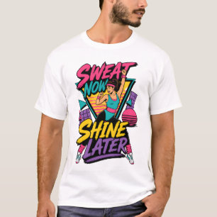 T-shirt Suez Maintenant Brillez Plus Tard Retro 80s Salle