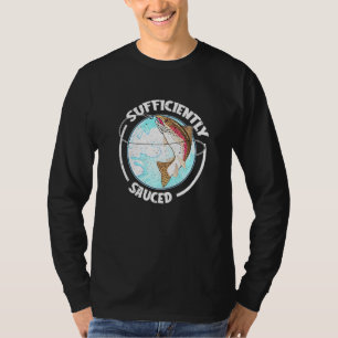T-shirt Suffisamment Saucé - Poisson Repas Alimentaire