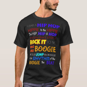 T-shirt Sugar Hill Gang Rappers Délicieux paroles Chemise 