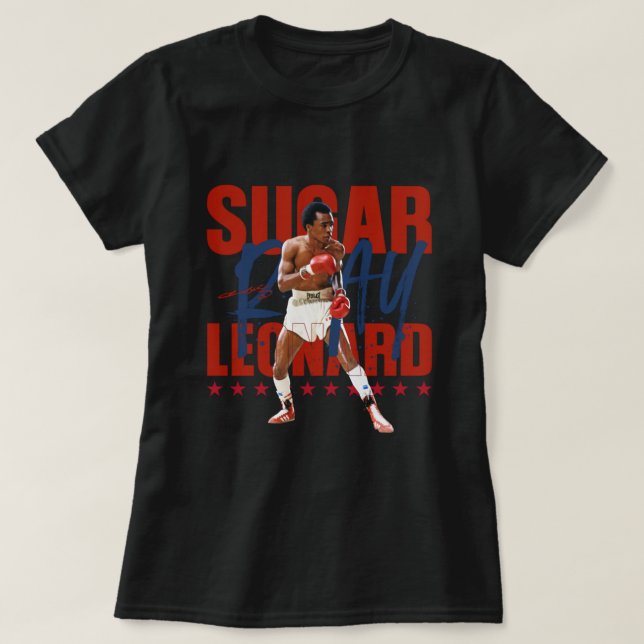 T-shirt Sugar Ray Leonard (Design devant)