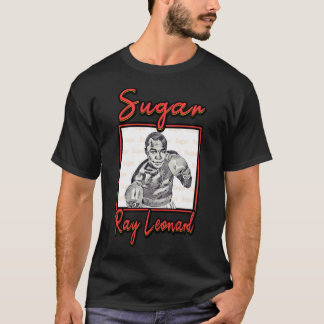 T-shirt Sugar Ray Leonard White