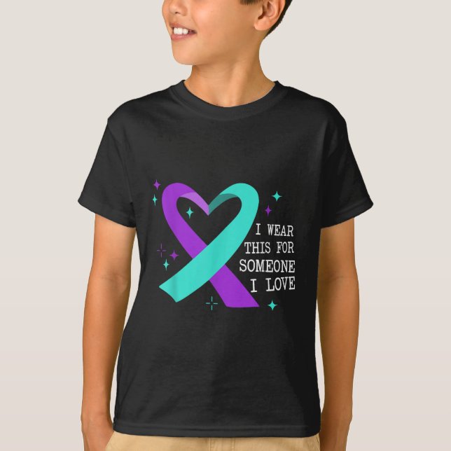 T-shirt Suicide Awareness Suicide Prevention Suprt Survivo (Devant)