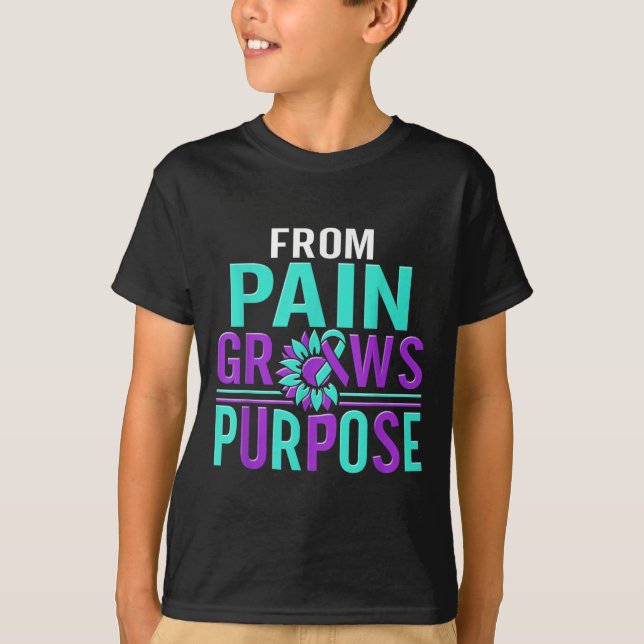 T-shirt Suicide Awareness Suicide Prevention Suprt Survivo (Devant)
