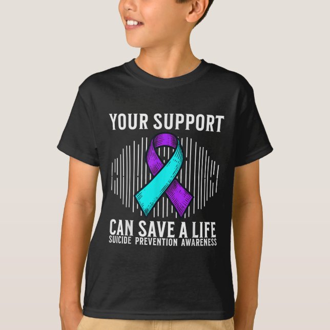 T-shirt Suicide Awareness Warrior Suicide Prevention Aware (Devant)