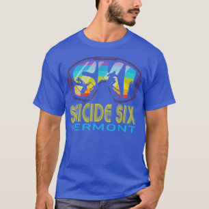T-shirt Suicide de ski Six Vermont Vacances de ski