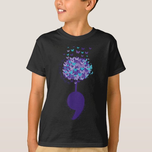 T-shirt Suicide Prevention Awareness No Story Should End T (Devant)