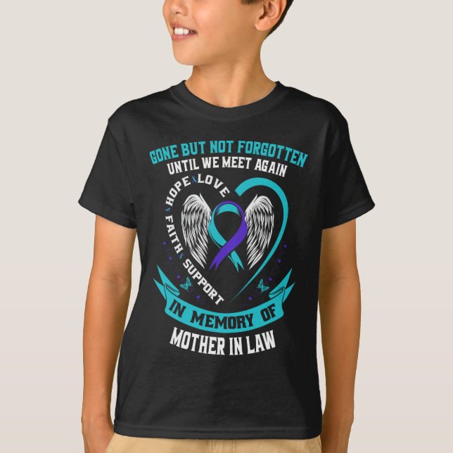 T-shirt Suicide Sensibilisation Chemise Mère En Droit Disp (Devant)