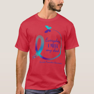 T-shirt Suicide Sensibilisation Papa Je Manque Mon Père Ai