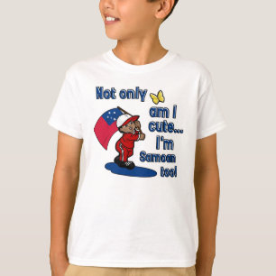 T-shirt Suis non seulement je mignon je suis Samoan aussi