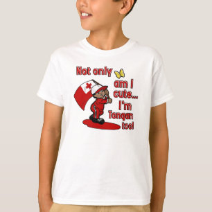 T-shirt Suis non seulement je mignon je suis tongan aussi