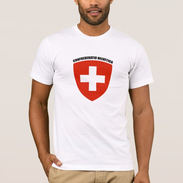 T-shirt Suisse : Confoederatio helvetica (Devant)