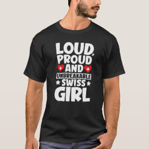 T-shirt Suisse Drapeau Fière Suisse Hommes & Femmes 1