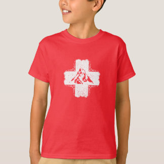 T-Shirt Suisse - Drapeau Suisse Matterhorn
