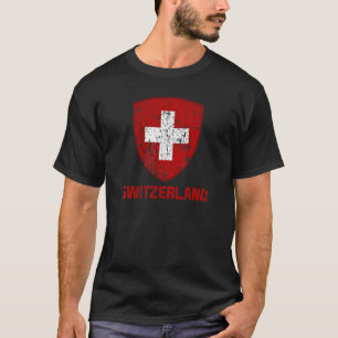 T-shirt Suisse Drapeau Suisse Pride International Pays