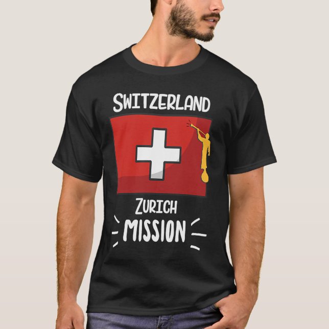 T-shirt Suisse Zurich Mormon LDS Mission (Devant)
