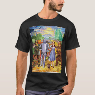 T-shirt Suivez L'Assistant Route En Briques Jaunes D'Oz