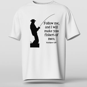 T-shirt Suivez-Moi Pêcheurs d'Hommes Matthieu 4 19 Chrétie