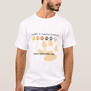 T-shirt Suivez mon Groomer de soin d'animal de compagnie
