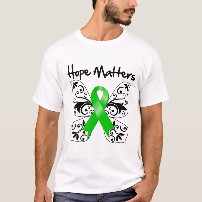 T-shirt Sujets cholagogues d'espoir de Cancer (Devant)
