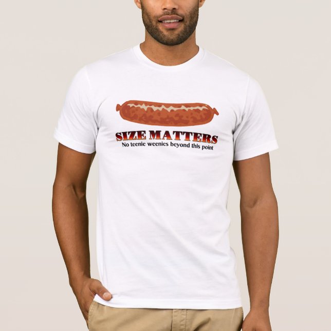 T-shirt Sujets de taille - aucuns Weenies de Teenie (Devant)