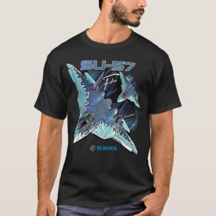 T-shirt Sukhoi Su-57 Avion de chasse multirôle furtif