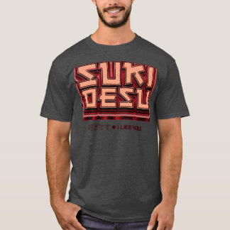 T-shirt Suki Desu J'Aime Vous Japonaise Wave Motif